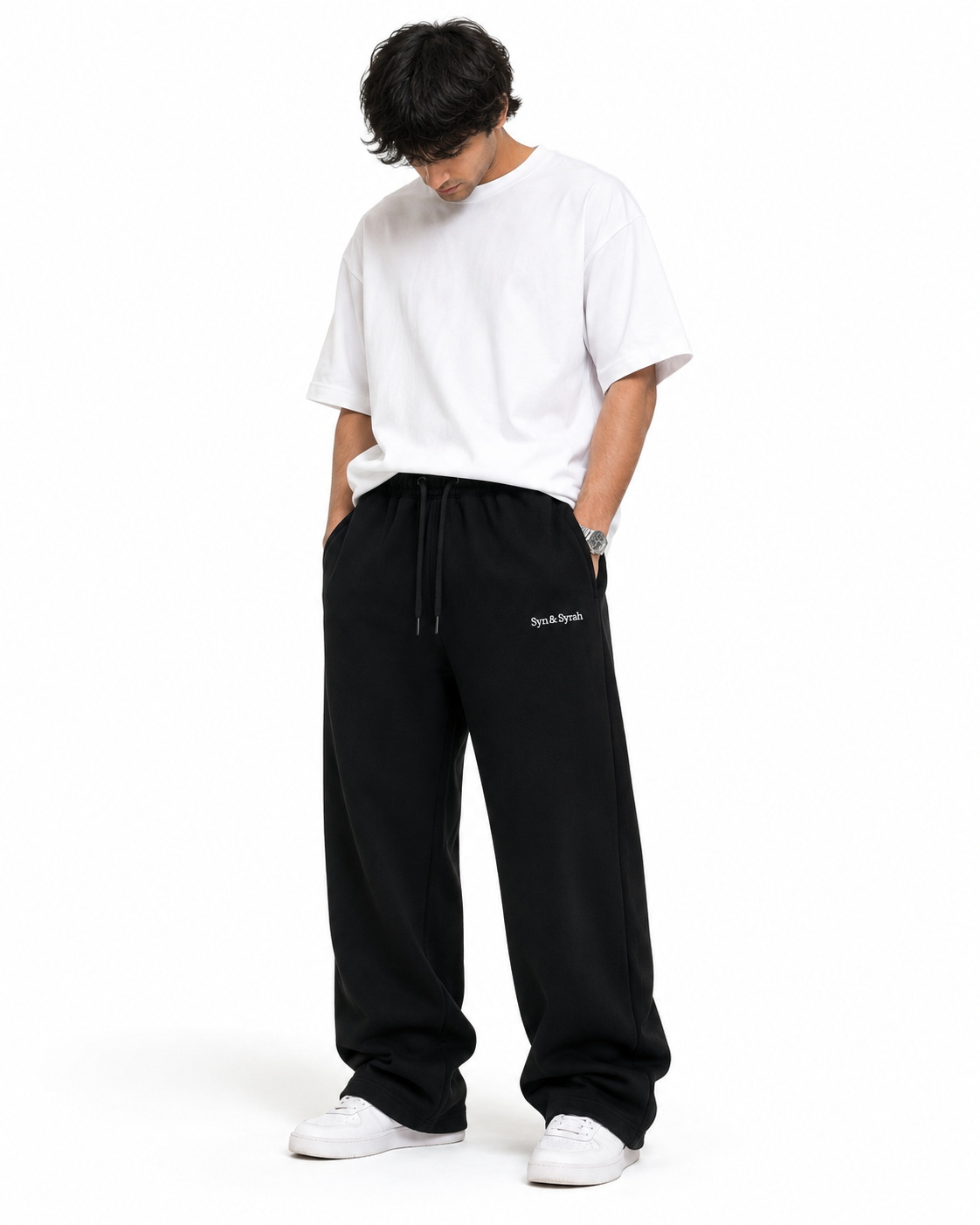 Relaxed Fit Lowers Black